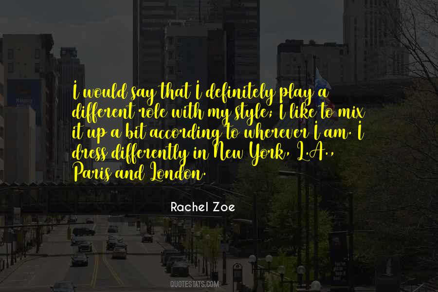 Play My Role Quotes #981085
