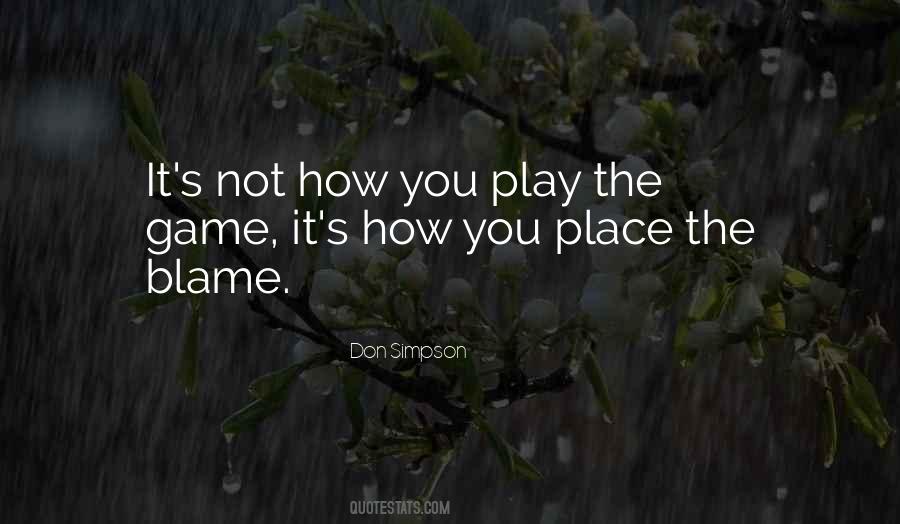 Play The Game Quotes #1444799