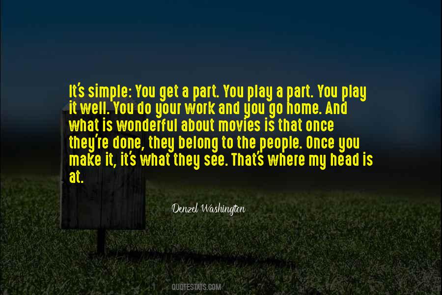 Play Your Part Quotes #646493