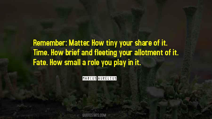Play Your Role Quotes #1096874