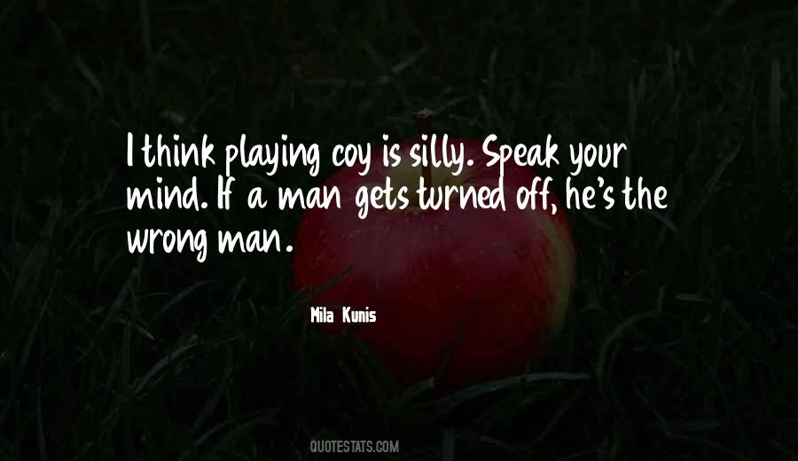 Playing Coy Quotes #1293160