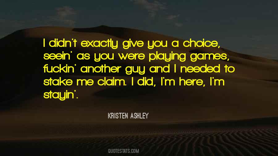 Playing Games With Love Quotes #744703
