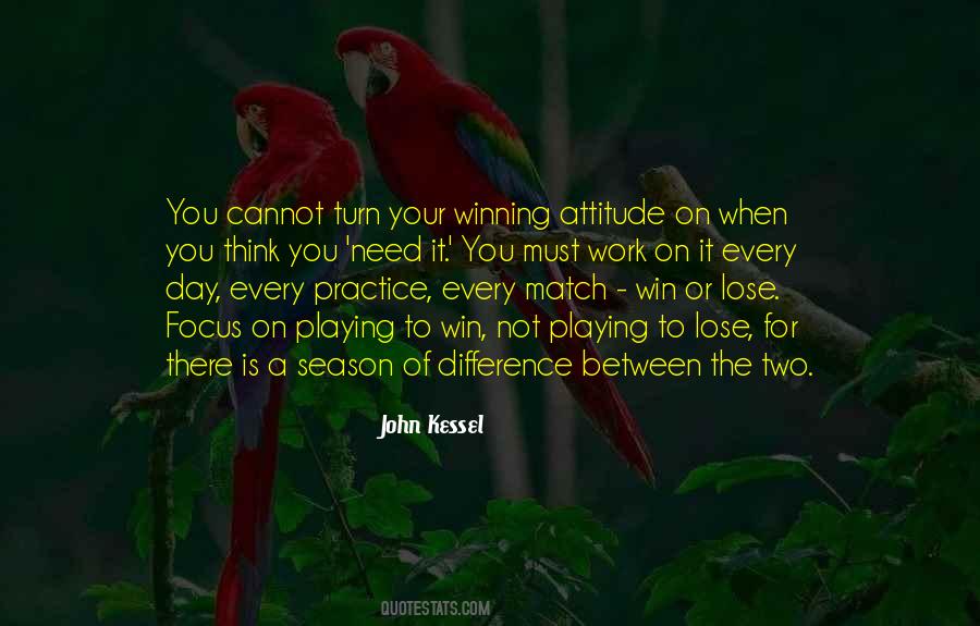 Playing To Win Quotes #1372071