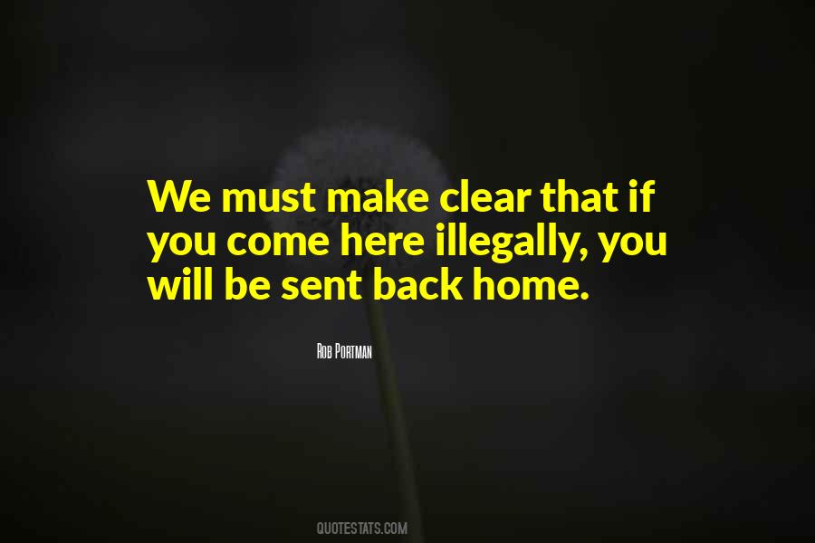 Please Come Back Home Quotes #7754