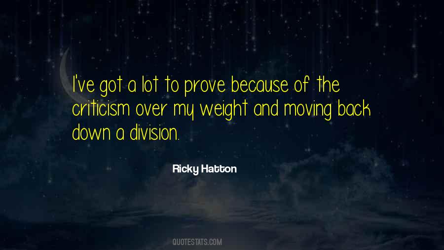 Quotes About Ricky Hatton #1560087