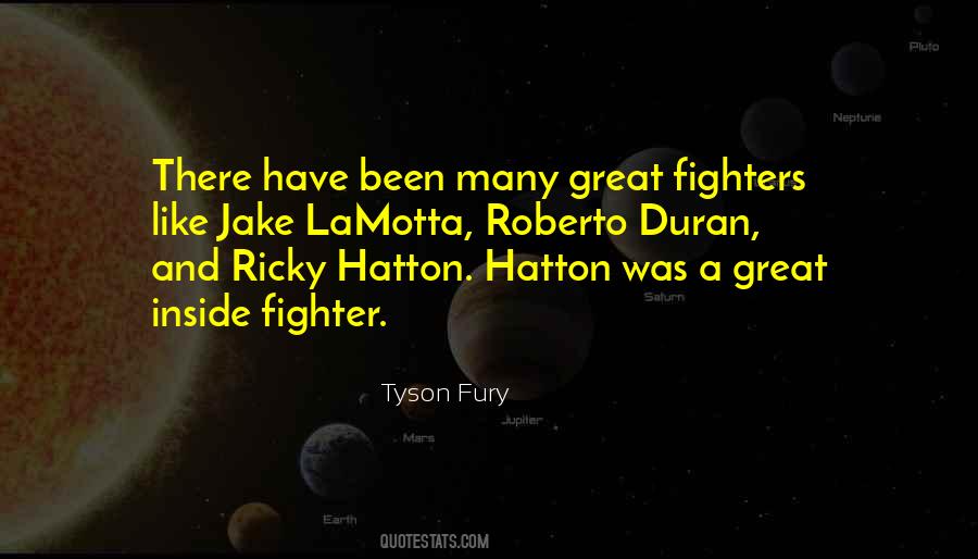 Quotes About Ricky Hatton #915259