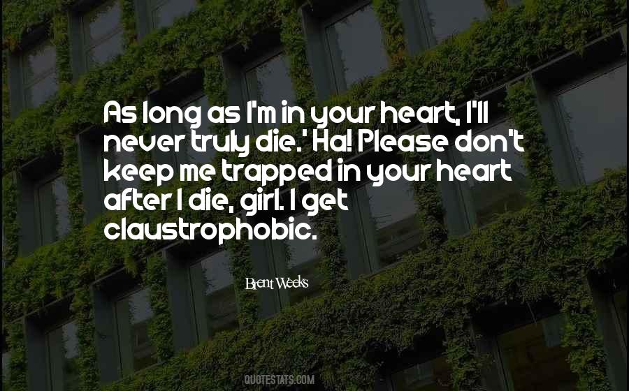 Please Don't Die Quotes #961014