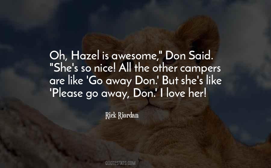 Please Don't Go Quotes #64123