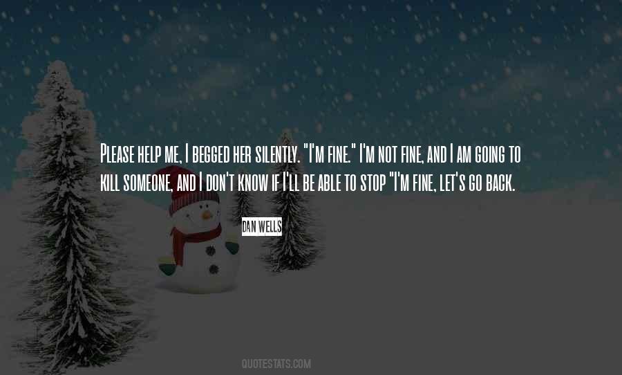 Please Don't Go Quotes #80897