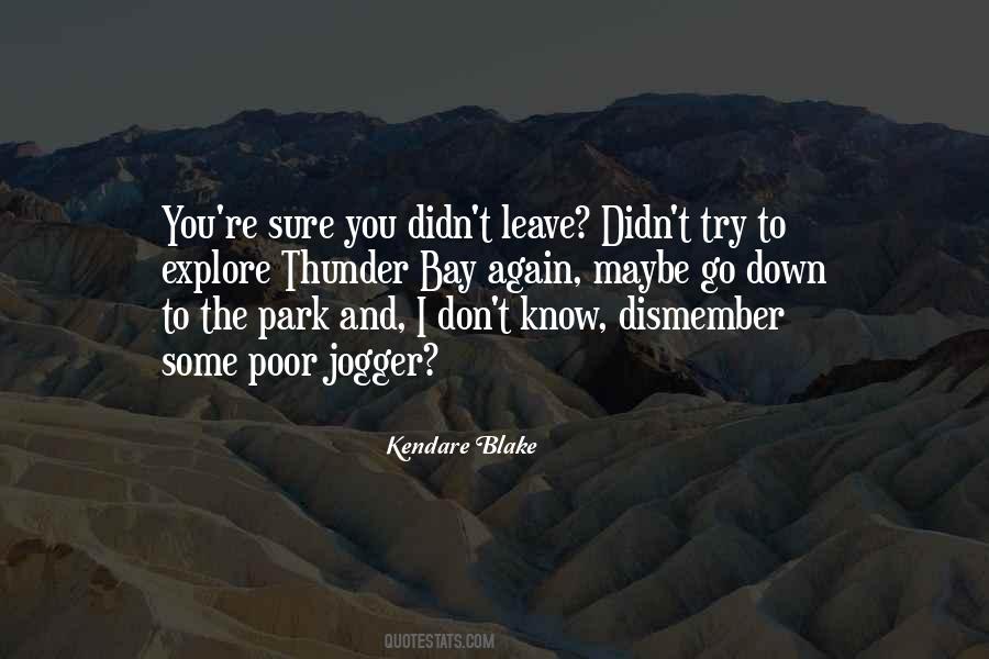 Please Don't Leave Me Again Quotes #68402