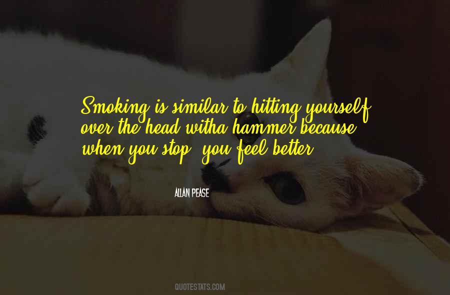 Please Stop Smoking Quotes #314279