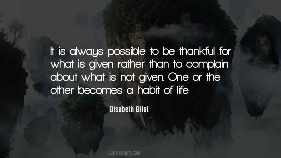 Quotes About Being Thankful For Life #810908