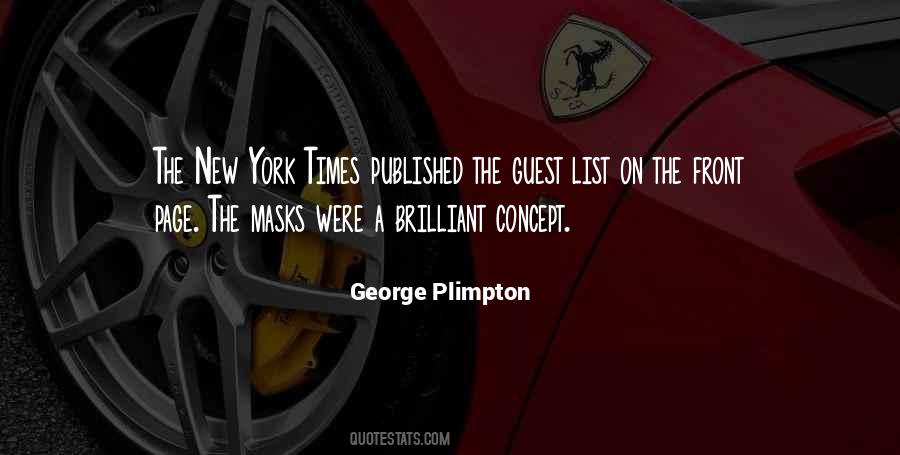 Plimpton Quotes #824700