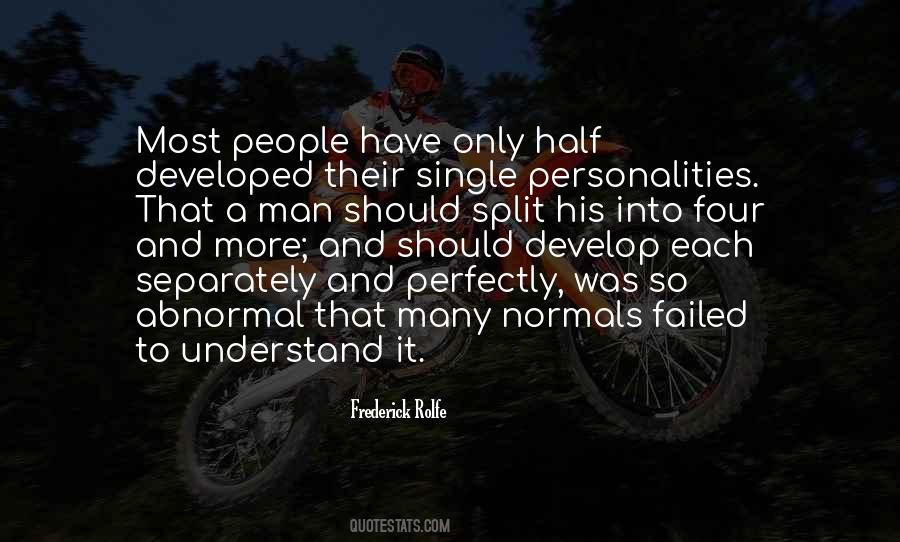 Quotes About Abnormal People #713226