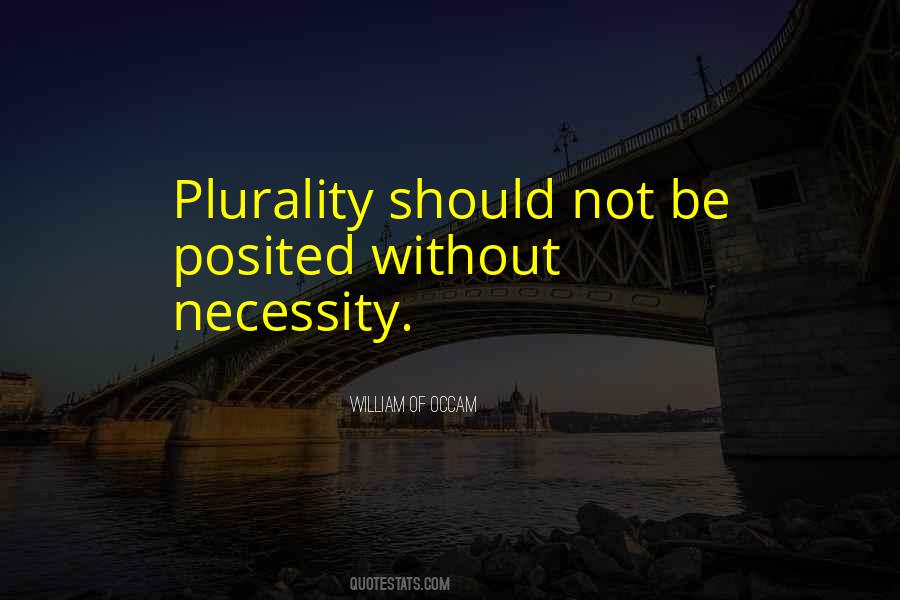 Plurality Quotes #576996