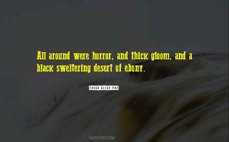 Poe Horror Quotes #1328107