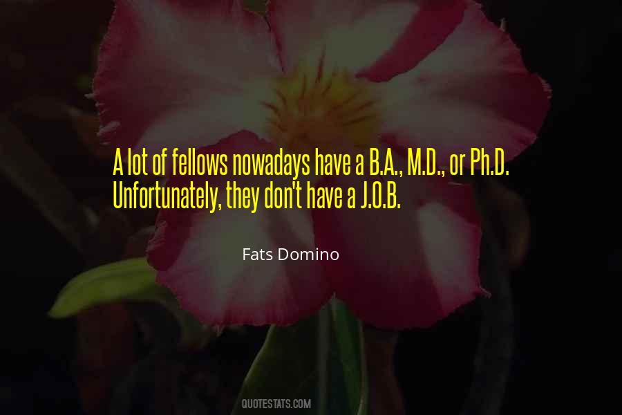 Quotes About Fats Domino #1734333