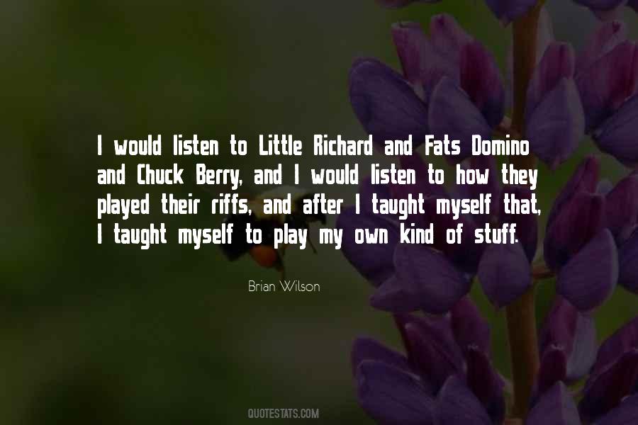 Quotes About Fats Domino #504624