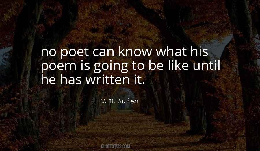 Poet W H Auden Quotes #1101562