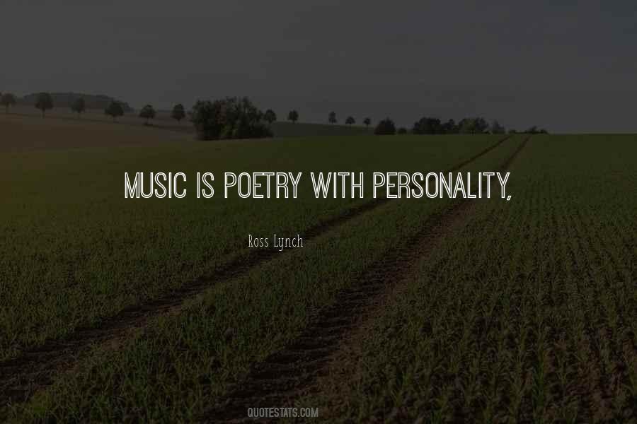 Poetry Is Music Quotes #513523