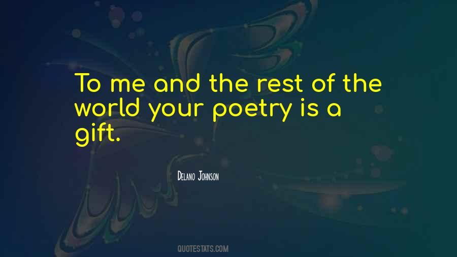 Poetry Is Quotes #1265180