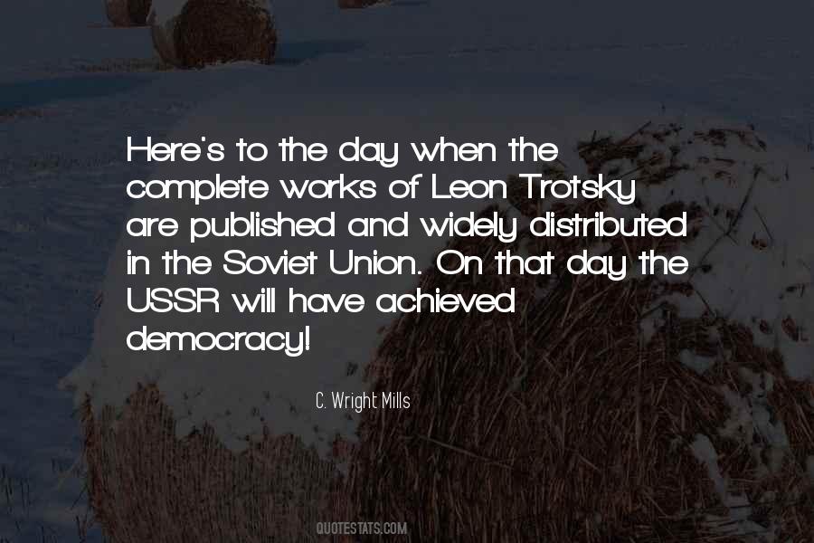 Quotes About Leon Trotsky #108813