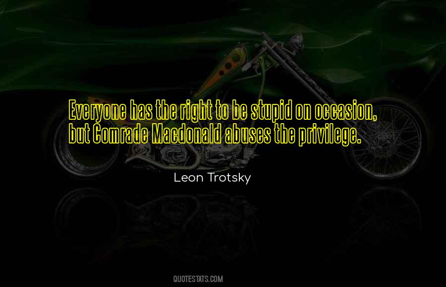 Quotes About Leon Trotsky #1194452