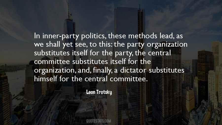 Quotes About Leon Trotsky #261325