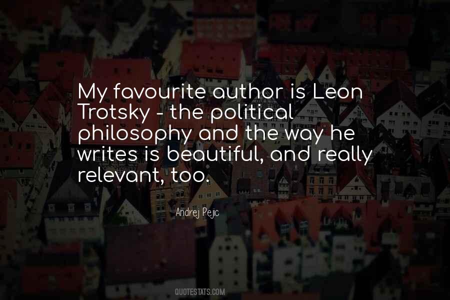 Quotes About Leon Trotsky #568915