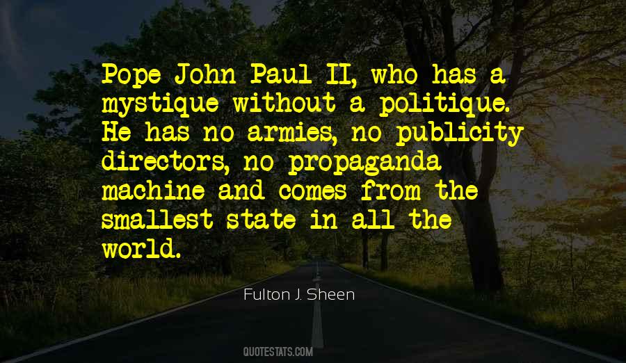 Quotes About Pope John Paul Ii #1241953