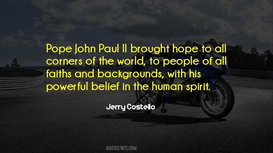 Quotes About Pope John Paul Ii #1603225