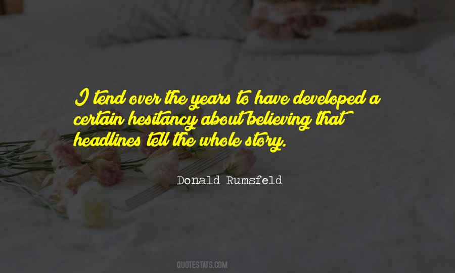 Quotes About Donald Rumsfeld #605864