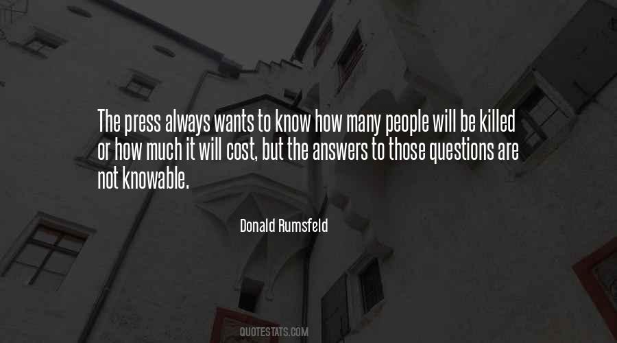 Quotes About Donald Rumsfeld #640005