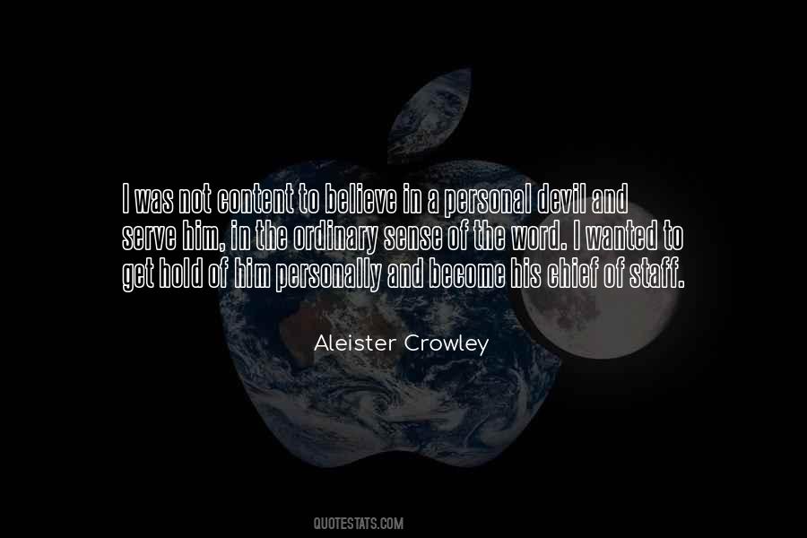 Quotes About Aleister Crowley #368424