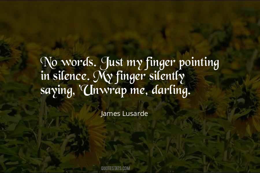 Pointing Finger Quotes #1467443