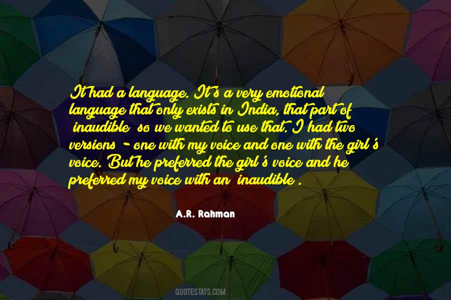 Quotes About A R Rahman #1103595