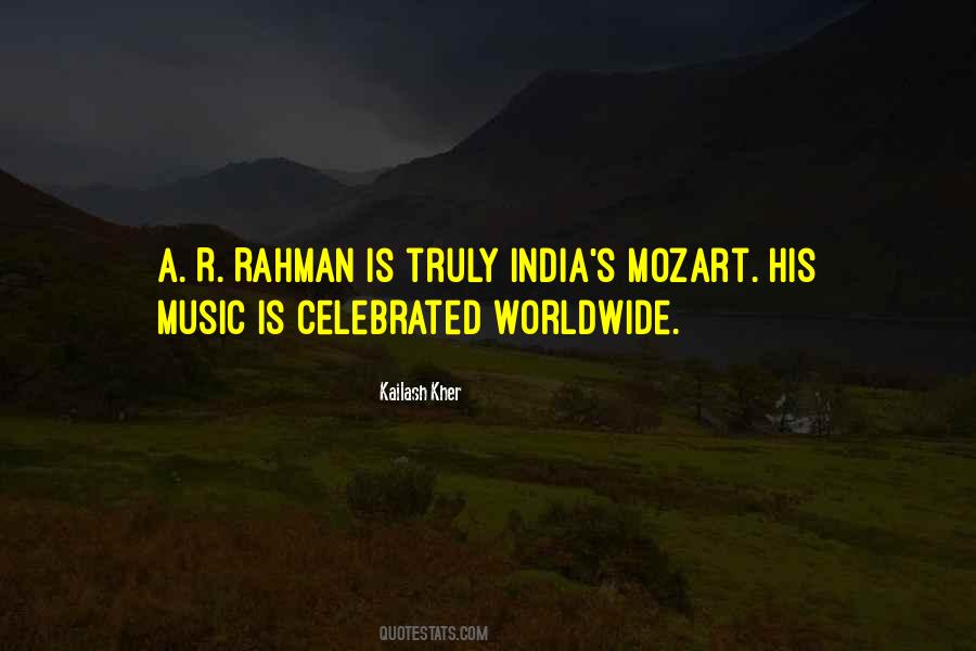 Quotes About A R Rahman #221205
