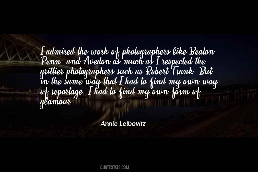 Quotes About Annie Leibovitz #125722