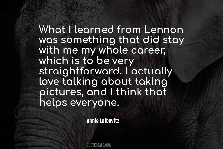 Quotes About Annie Leibovitz #18240