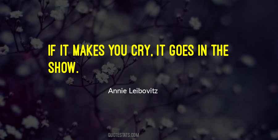 Quotes About Annie Leibovitz #925395