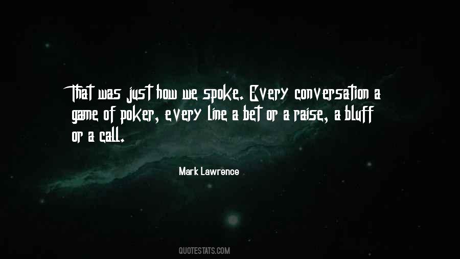 Poker Bluff Quotes #1665665