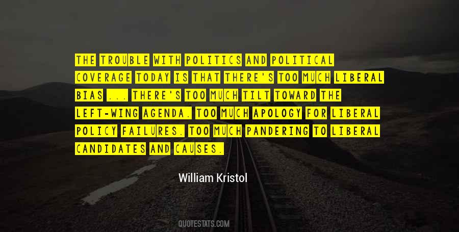 Political Agenda Quotes #1836076