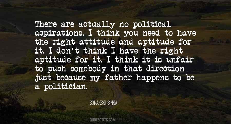 Political Aspirations Quotes #1851815