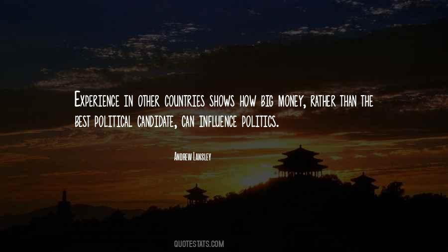 Political Candidate Quotes #1069878