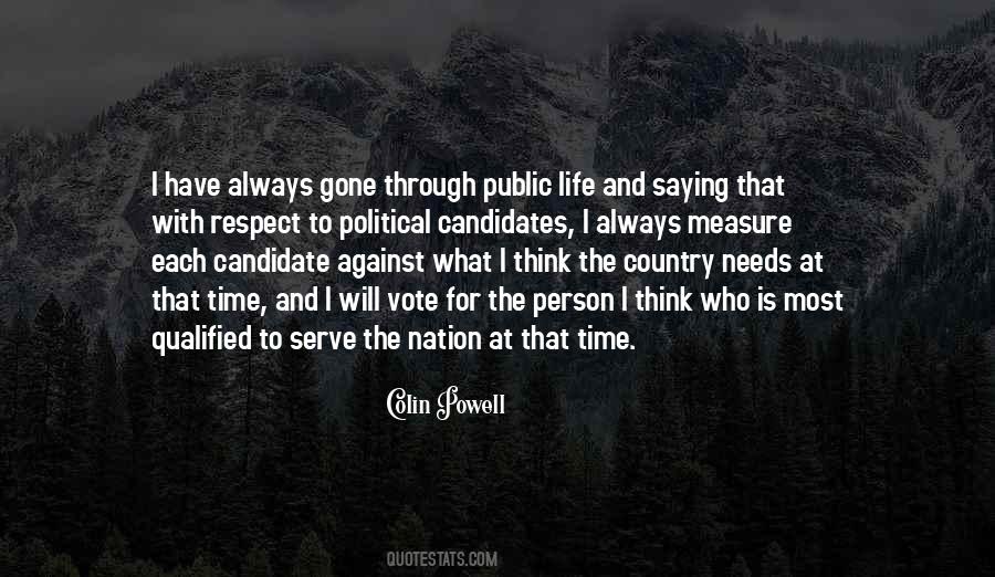 Political Candidate Quotes #855202