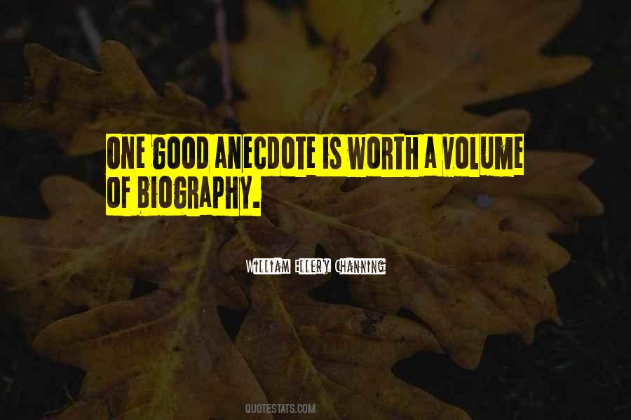 Quotes About Anecdote #862621