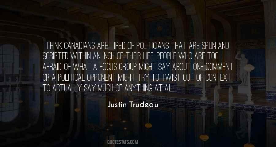 Political Opponent Quotes #1283390