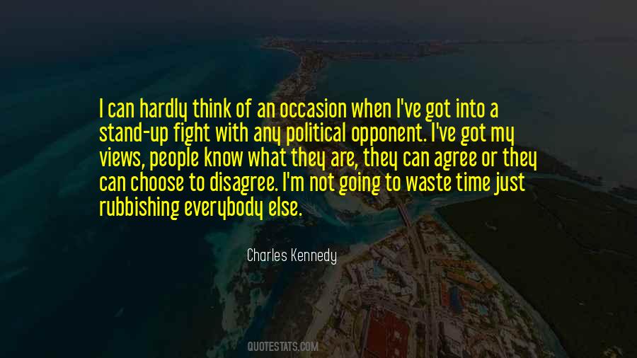 Political Opponent Quotes #207149