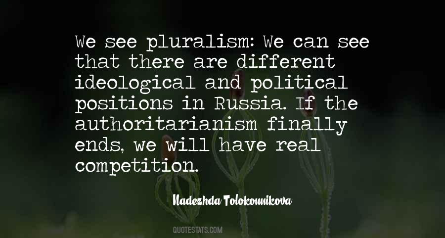 Political Pluralism Quotes #826471