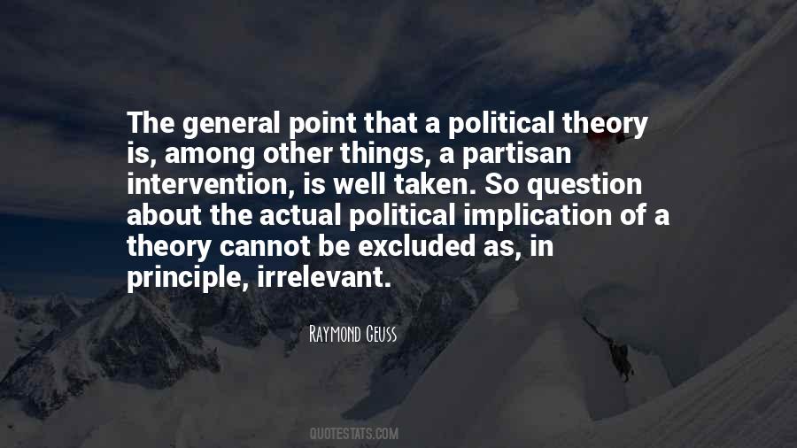 Political Theory Quotes #1632724